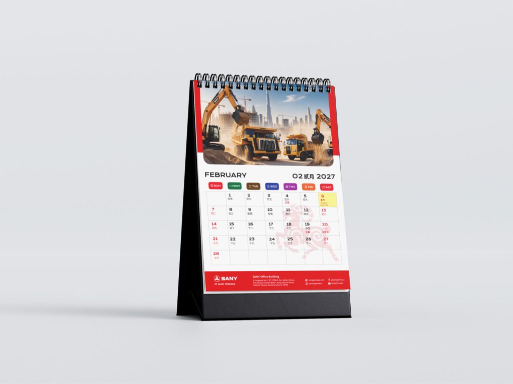 Jasa desain Kalender Gading Serpong